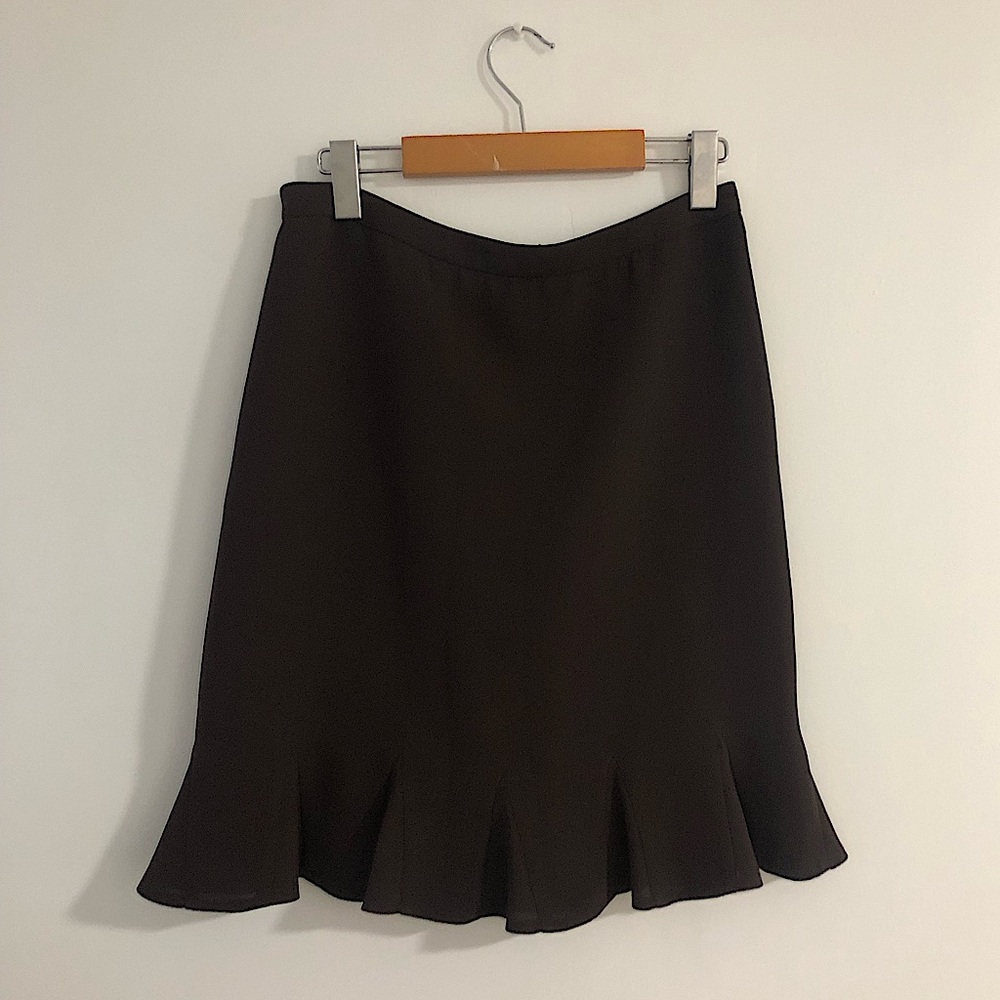 Y2K Brown Midi Skirt